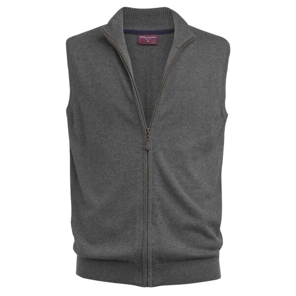 Brook Taverner Lincoln Knitted Zip Gilet Thumbnail