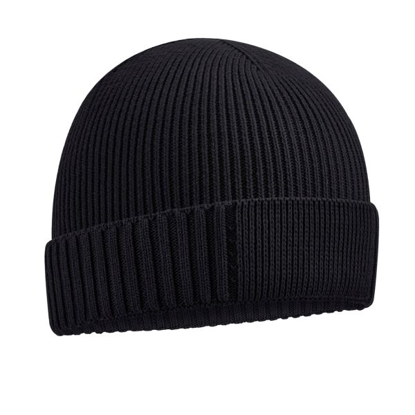 Beechfield Organic Cotton Engineered Patch Beanie Thumbnail