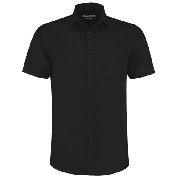 Kustom Kit Short Sleeve Tailored Poplin Shirt Thumbnail